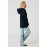 Sweat-shirt enfant en coton recyclé avec capuche 280 g/m2 Iqoniq couleur noir