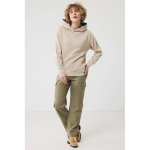 Sweat-shirt unisexe avec capuche en coton recyclé 280 g/m2 Iqoniq couleur marron clair