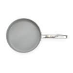 Poêle en aluminium recyclé avec revêtement en céramique 27 cm couleur beige vue avec logo
