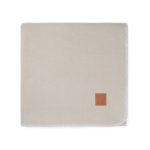 Couverture en polyester recyclé d'une douceur exceptionnelle 320 g/m2 couleur beige