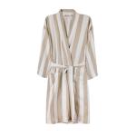 Peignoir en coton recyclé style hammam 200 g/m2, taille S/M couleur beige