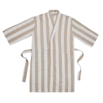 Peignoir en coton recyclé style hammam 200 g/m2, taille L/XL couleur beige deuxième vue