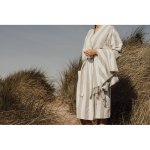 Peignoir en coton recyclé style hammam 200 g/m2, taille L/XL couleur beige