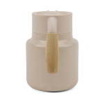 Carafe thermique en inox recyclé avec couvercle anti-goutte 1,2L couleur beige cinquième vue