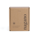 Tasse en argile recyclée au design scandinave de 300 ml couleur noir deuxième vue avec boîte