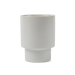 Tasse en argile recyclée au design scandinave de 300 ml couleur blanc cassé