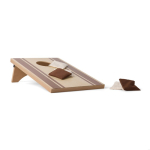 Jeu de poches en bois avec sacs, idéal pour l'extérieur couleur marron deuxième vue