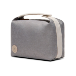 Trousse de toilette en polyester recyclé avec poche intérieure couleur gris deuxième vue