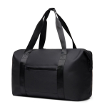 Sac de week-end résistant à l'eau, parfait pour voyager couleur noir troisième vue