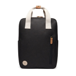 Sac à dos de voyage écologique avec poche latérale pour bouteille couleur noir