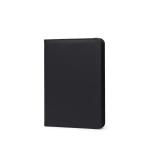 Porte-documents A4 éco avec porte-stylo et poches, pages lignées couleur noir