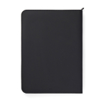 Porte-documents A4 éco avec porte-stylo et poches, pages lignées couleur noir quatrième vue
