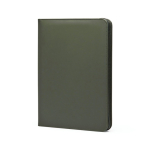Porte-documents A4 éco avec porte-stylo et poches, pages lignées couleur vert