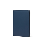 Porte-documents A4 éco avec porte-stylo et poches, pages lignées couleur bleu marine
