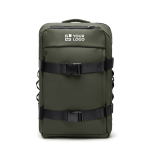 Sac à dos explorateur écologique avec sangle de voyage pour PC 15,6” couleur vert avec zone d'impression