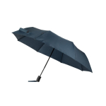 Parapluie anti-tempête pliable et semi-automatique RPET 190T Ø112 couleur bleu marine