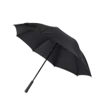 Parapluie anti-tempête pliable manuel en tissu pongé 190T Ø120 couleur noir