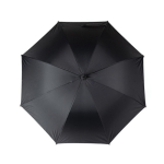 Parapluie anti-tempête pliable manuel en tissu pongé 190T Ø120 couleur noir deuxième vue