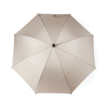 Parapluie anti-tempête pliable manuel en tissu pongé 190T Ø120 couleur ivoire deuxième vue