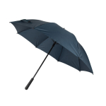 Parapluie anti-tempête pliable manuel en tissu pongé 190T Ø120 couleur bleu marine