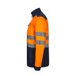 Veste softshell polaire en polyester et élasthanne 280 g/m² Velilla couleur orange troisième vue