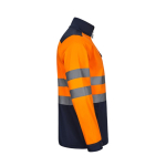 Veste softshell polaire en polyester et élasthanne 280 g/m² Velilla couleur orange quatrième vue