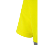 Polo de travail manches courtes maille ”œil de perdrix” 140 g/m² Velilla couleur jaune sixième vue