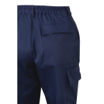 Pantalon de travail unisexe en coton et polyester 190 g/m² Velilla couleur jaune sixième vue