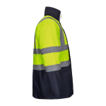 Parka 4 en 1 grande taille avec revêtement en polyester 180 g/m² Velilla couleur jaune quatrième vue