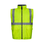 Parka 4 en 1 grande taille avec revêtement en polyester 180 g/m² Velilla couleur jaune Septième vue