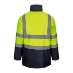 Parka 4 en 1 grande taille avec revêtement en polyester 180 g/m² Velilla couleur jaune