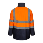 Parka 4 en 1 grande taille avec revêtement en polyester 180 g/m² Velilla couleur orange