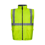 Parka de travail 4 en 1 bicolore avec revêtement 180 g/m² Velilla couleur jaune Septième vue