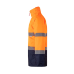 Parka de travail bicolore en polyester avec revêtement 190 g/m² Velilla couleur orange troisième vue
