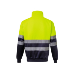 Pull de travail en polaire avec col montant 300 g/m² Velilla couleur jaune
