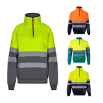 Pull de travail en polaire avec col montant 300 g/m² Velilla diverses couleurs