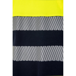 Polo de travail en piqué bicolore manches courtes 150 g/m² Velilla couleur jaune cinquième vue