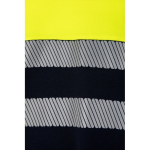 T-shirt de travail bicolore en piqué coton et polyester 150 g/m² Velilla couleur jaune cinquième vue
