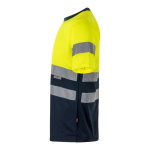 T-shirt de travail grande taille haute visibilité 140 g/m² Velilla couleur jaune troisième vue