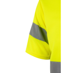 T-shirt de travail grande taille haute visibilité 140 g/m² Velilla couleur jaune sixième vue