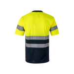 T-shirt de travail grande taille haute visibilité 140 g/m² Velilla couleur jaune
