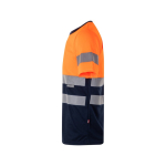 T-shirt de travail grande taille haute visibilité 140 g/m² Velilla couleur orange troisième vue