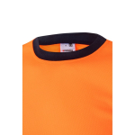 T-shirt de travail grande taille haute visibilité 140 g/m² Velilla couleur orange cinquième vue