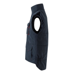 Gilet de travail multipoches avec fermeture éclair 120 g/m² Velilla couleur rouge troisième vue