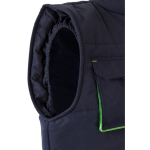 Gilet de travail multipoches avec fermeture éclair 120 g/m² Velilla couleur vert sixième vue