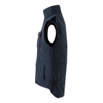 Gilet de travail multipoches avec fermeture éclair 120 g/m² Velilla couleur orange troisième vue