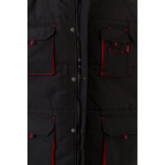 Gilet de travail multipoches avec fermeture éclair 120 g/m² Velilla cinquième vue