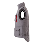 Gilet de travail multipoches avec fermeture éclair 120 g/m² Velilla troisième vue
