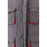 Gilet de travail multipoches avec fermeture éclair 120 g/m² Velilla cinquième vue