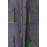 Gilet de travail multipoches avec fermeture éclair 120 g/m² Velilla cinquième vue